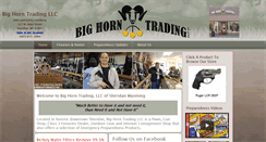 Desktop Screenshot of bighorntradingllc.com