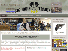 Tablet Screenshot of bighorntradingllc.com